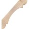 Ekena Millwork 5 1/2"W x 32"D x 36"H Olympic Smooth Knee Brace, Douglas Fir BRC06X32X36OLY00SDF - alternate 3